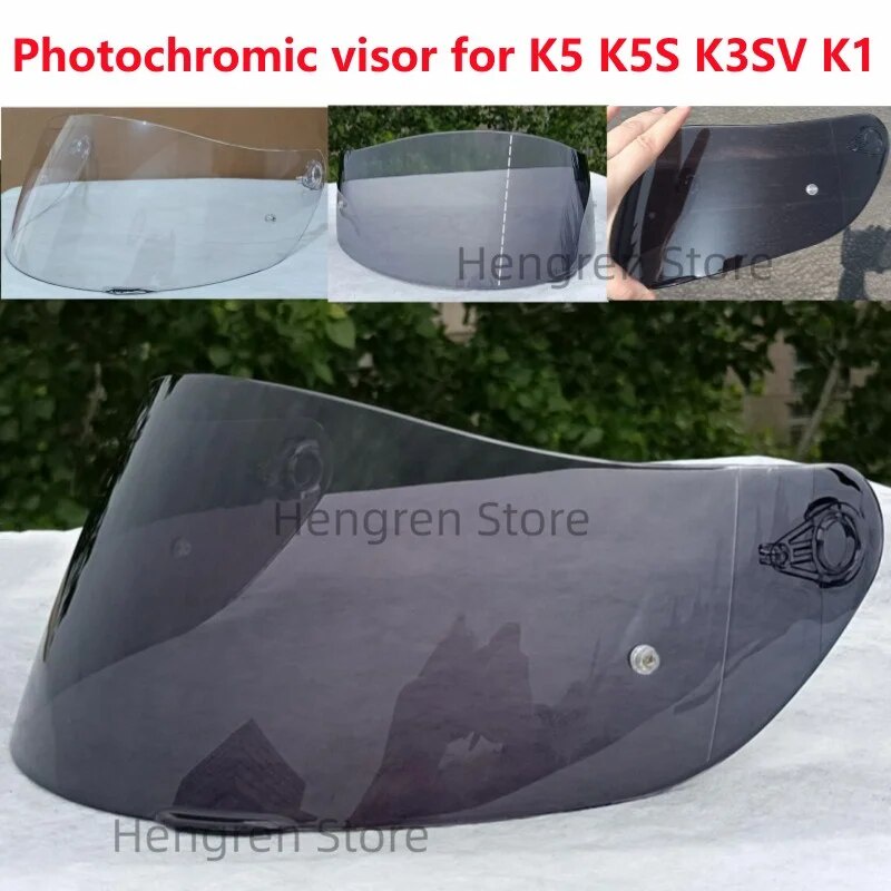 55h Photochromic Visor for AGV K5 K5S K5S K3SV K3SV K1 Compact ST