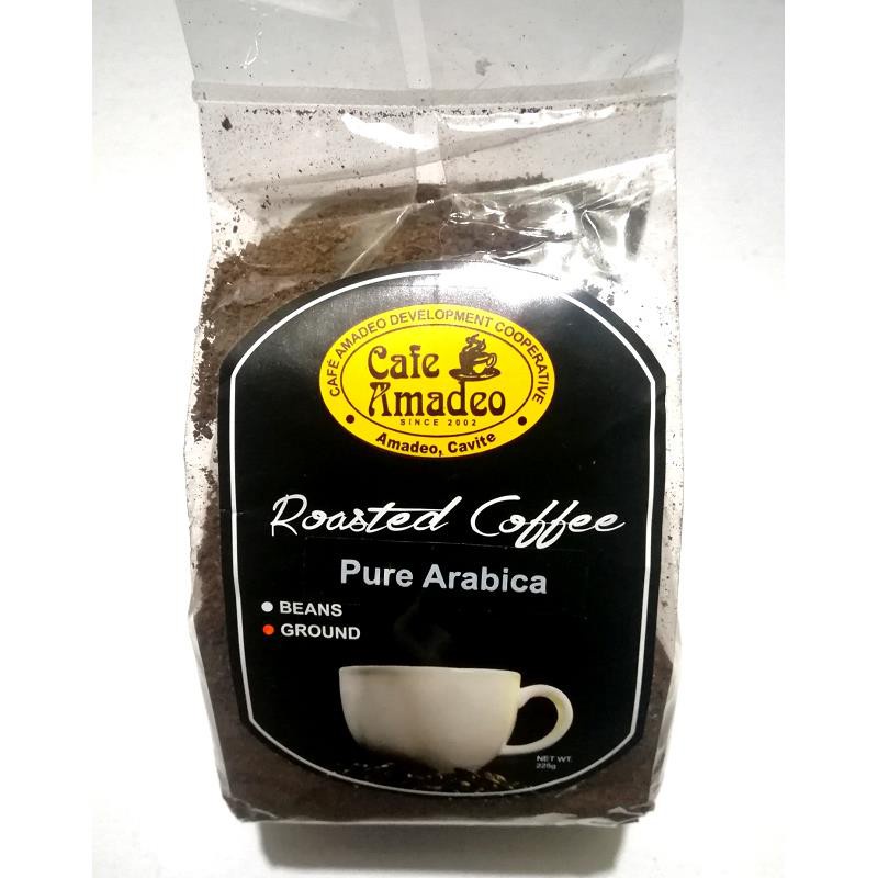 Cafe Amadeo Pure Arabica 225g (Roasted Coffee / Ground) | Shopee ...