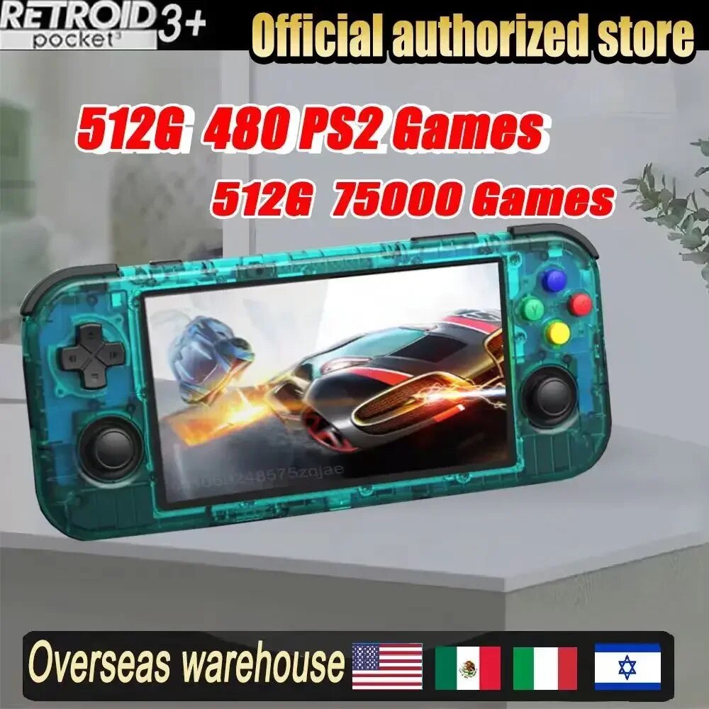 ☫Retroid Pocket 3 Plus Handhelds Da 4.7 inch 4G+128GB T618 RP3+ Android 11  Retro Player HDMI HD ➳♞ | Shopee Philippines