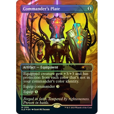 MTG Proxy Card - Commander's Plate (Foil) | Secret Lair Drop (SLD ...