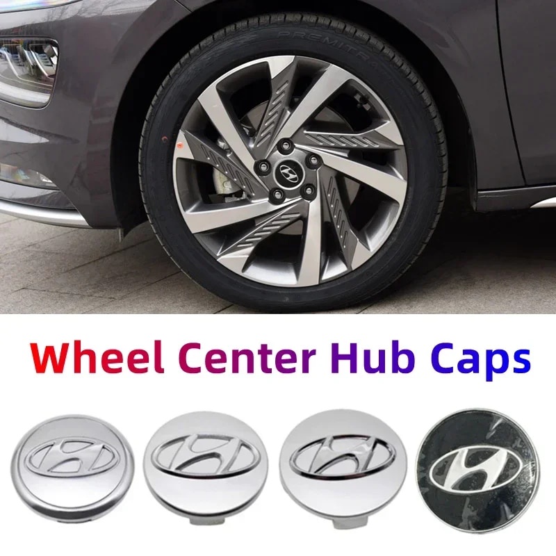 Car Wheel Center Hub Caps Cover for Sonata IX35 I20 I30 Azera Elantra