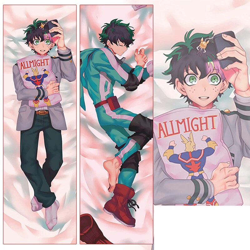 63D Anime My Hero Academia Pillow Case Midoriya Izuku deku Cosplay