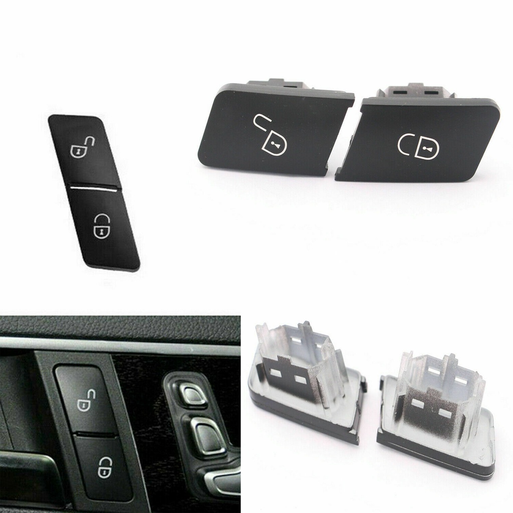 2Pcs 2049058402 2049058502 Level Central Lock Switch Button Door Lock