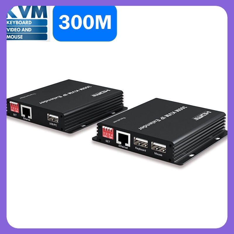 300m Ip Hdmi Kvm Extender Over Rj45 Cat5e6 Hdmi Ethernet Video Extension Muitlpoint Cascade 2892