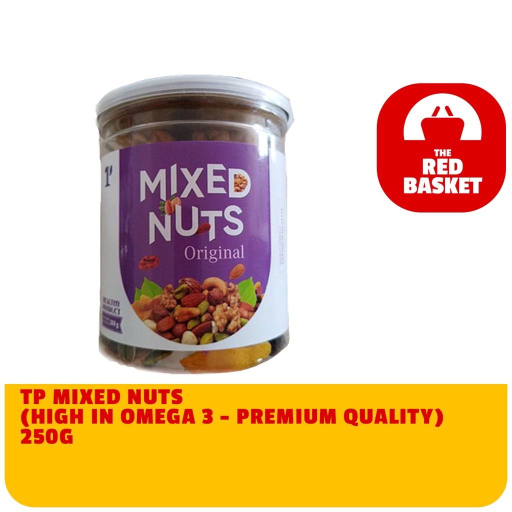 TP MIXED NUTS HIGH IN OMEGA 3 PREMIUM QUALITY 250G Shopee Philippines