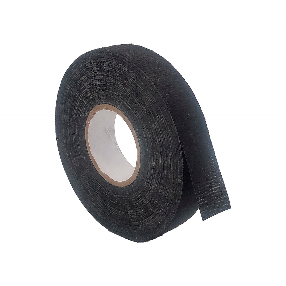 Factory Supply 19mm x 25m PET Fleece Cloth Automotive Wire Harness Tape