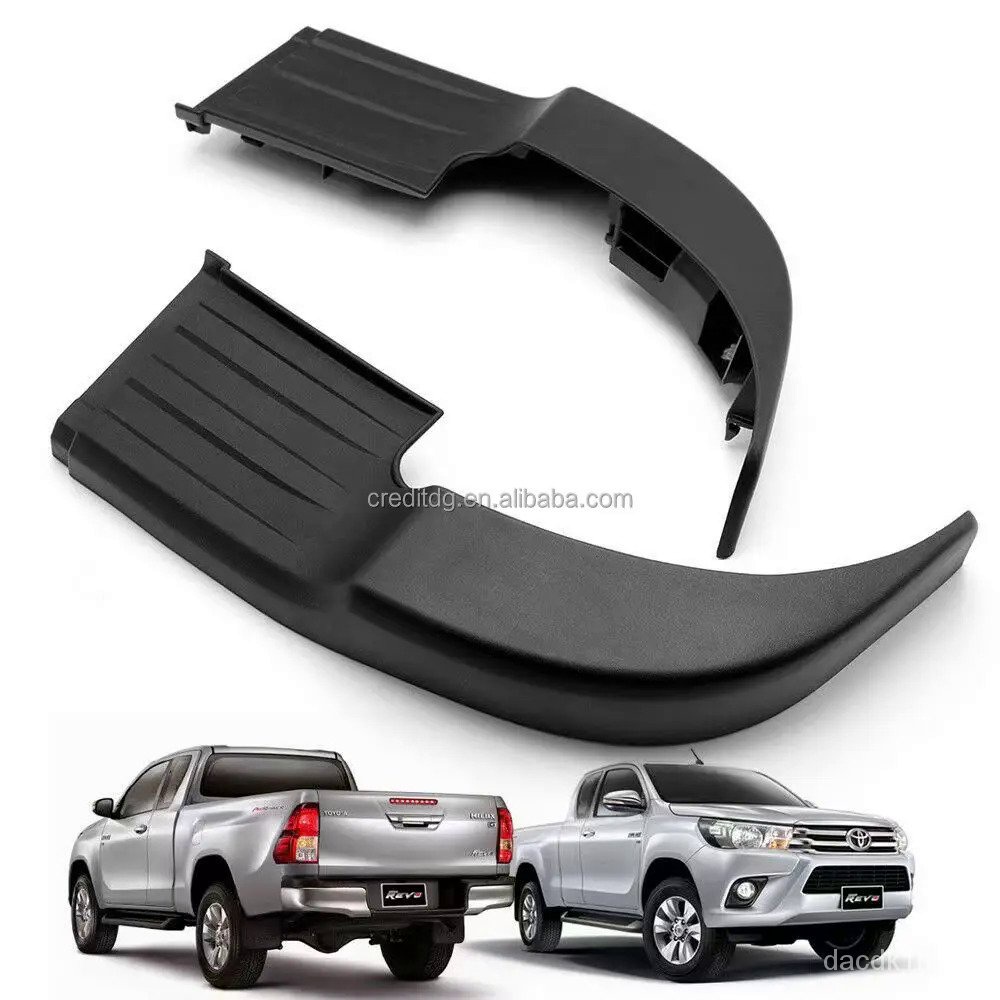 Rear Bumper Step Plate Black for Toyota Hilux Revo Rocco 2015 to 2020 ...