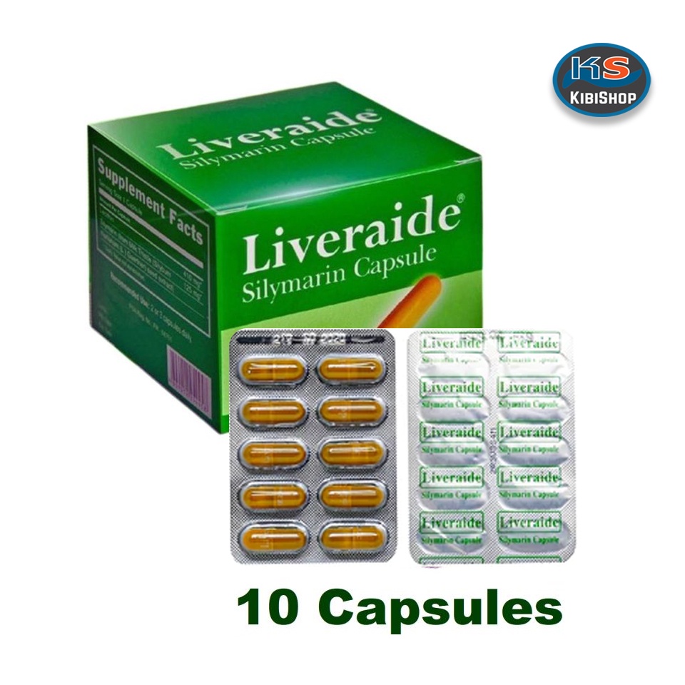 2024 100pcs Care Liveraide Liver For Capsules Silymarin Shopee