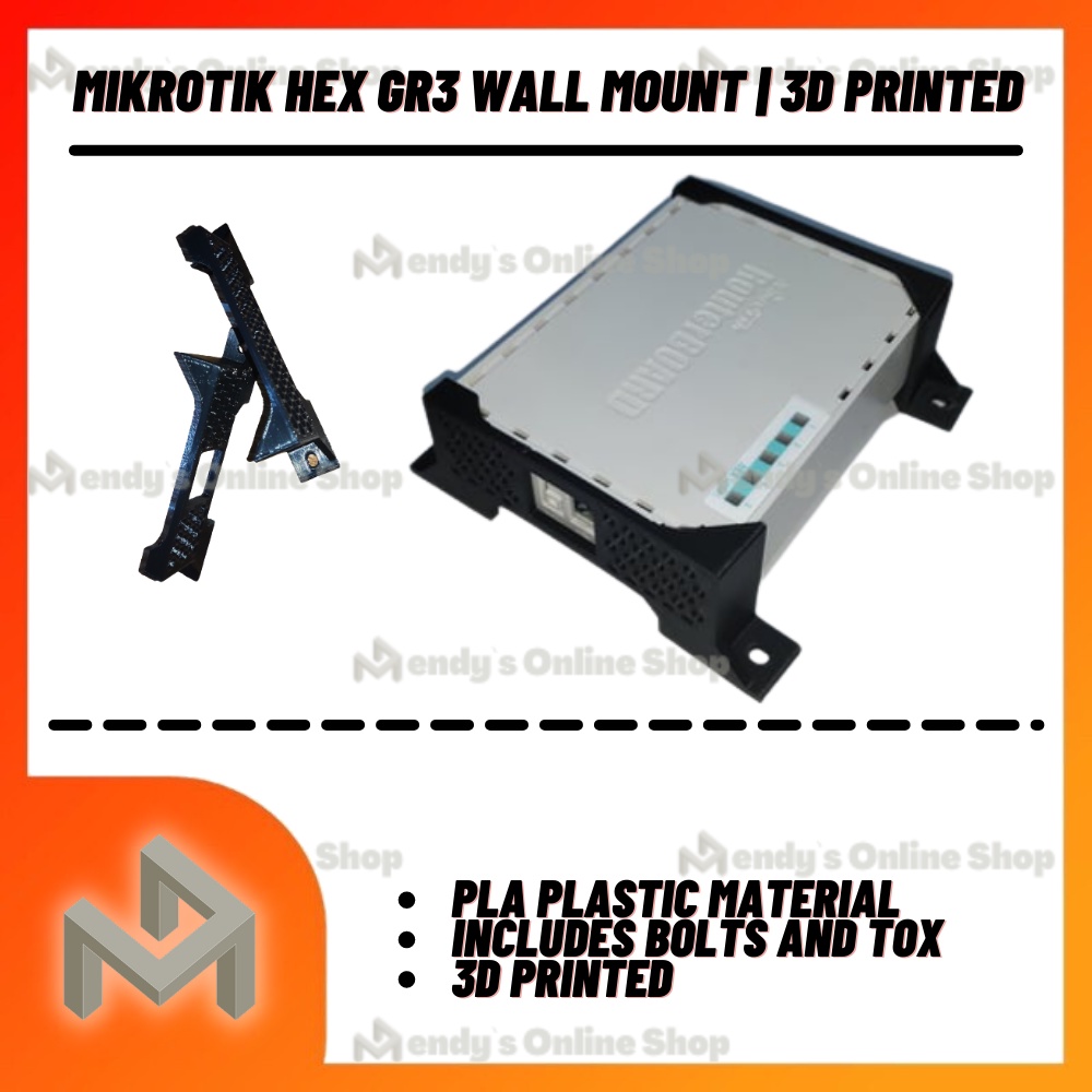 Mikrotik Hex S Hex GR3 3D printed Wall Mount | Shopee Philippines