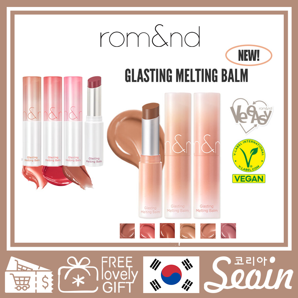 2024 X Balm Lip Glasting NEW On ROMAND Neonmoon ROMND Melting The Dusty ...