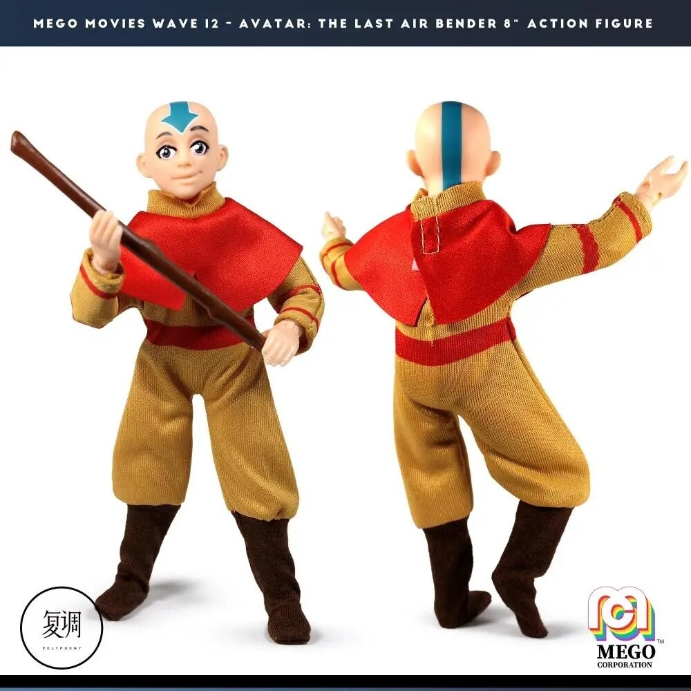 17r Mego Avatarthe Last Airbender Movies And Tv Action Figure 8 Inch