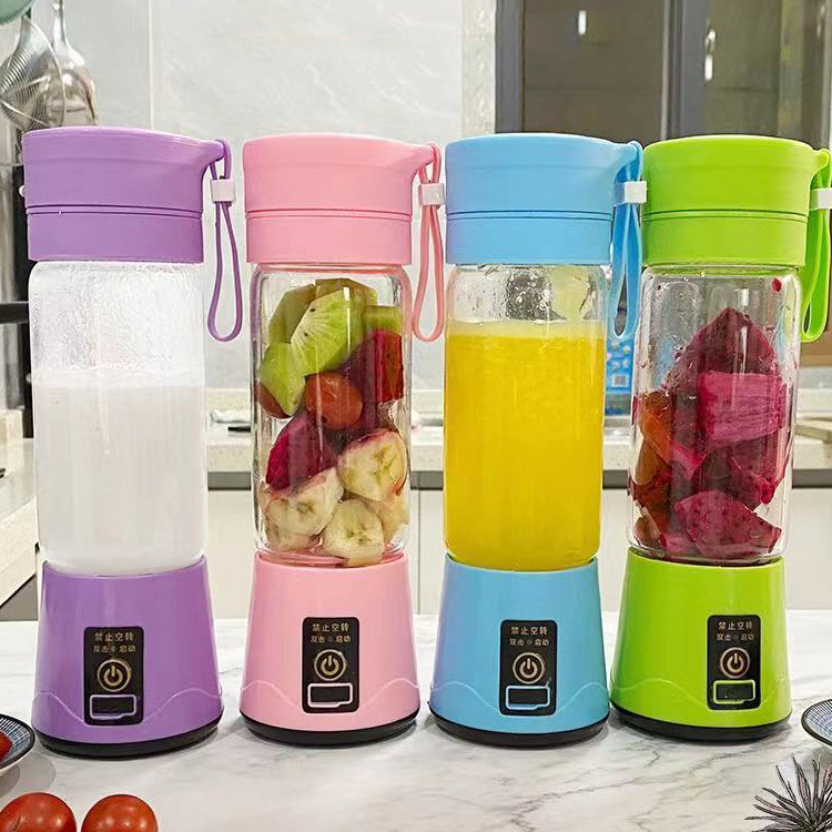 Mini Blender Home USB 6 blades Juicer machine Rechargeable Fruit Juice Portable Blenders