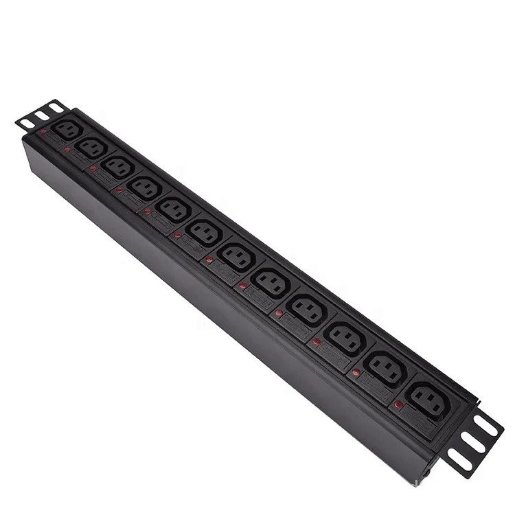 1.5U rack mount 12 way electric supplies industrial power distribution ...