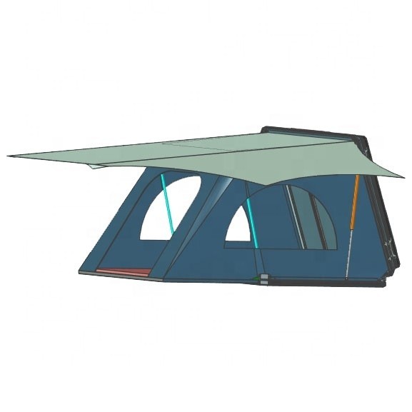 Roof Tent 4X4 off Road hard Shell Light Weight Hard Shell Roof Top Tent ...