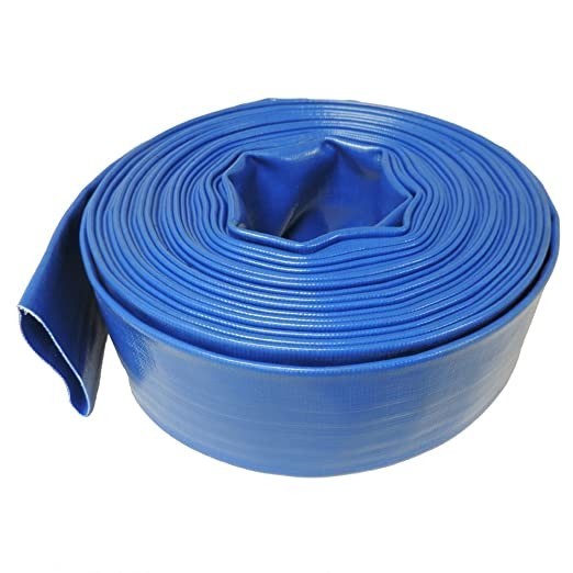 Pool Backwash Discharge Hose Heavy Duty Reinforced; PVC Lay-Flat Water ...