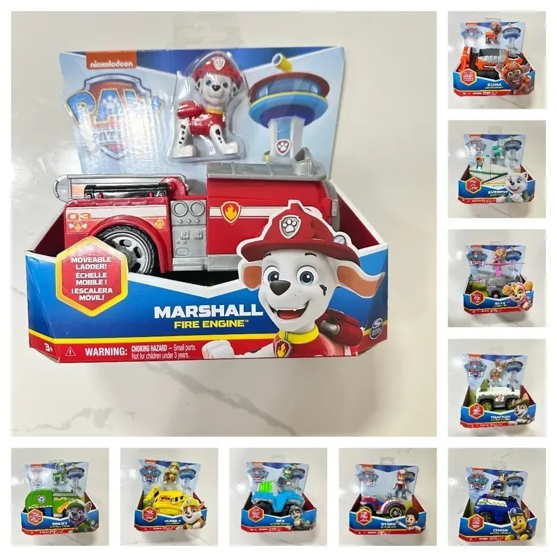 유Original Paw Patrol 10 Kind Vehicle Car Ryder Tracker Everest Chase ...