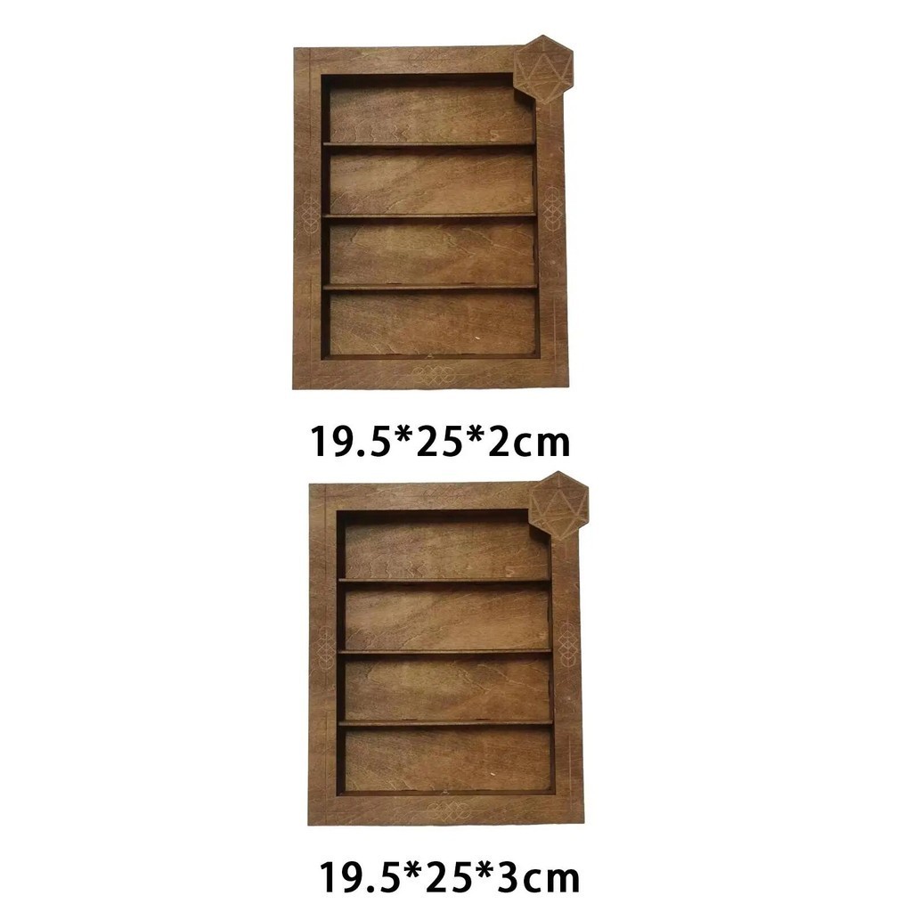 ☁Wooden Dice Storage Rack Dice Tray Creative Multipurpose for Desk ...