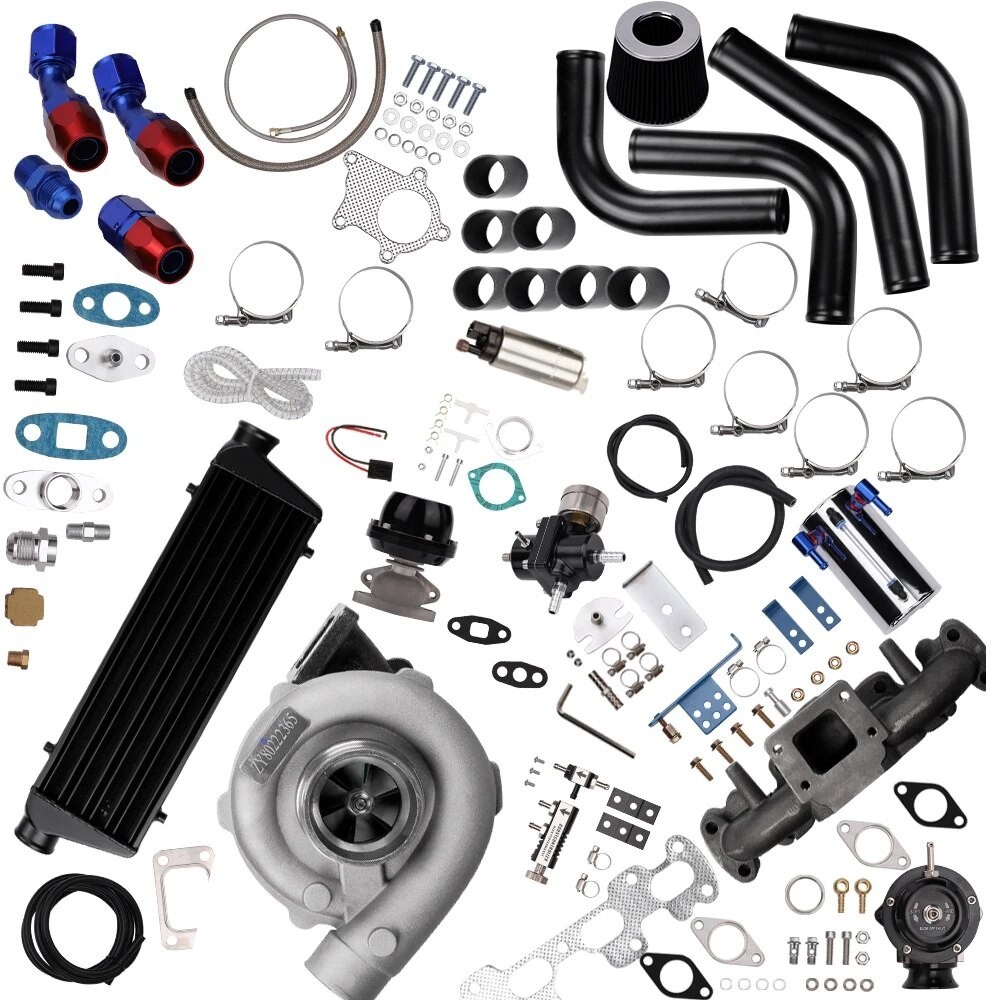 For Mazda Miata LS NB SE T3 T4 Turbine Turbo+Manifold+Intercooler