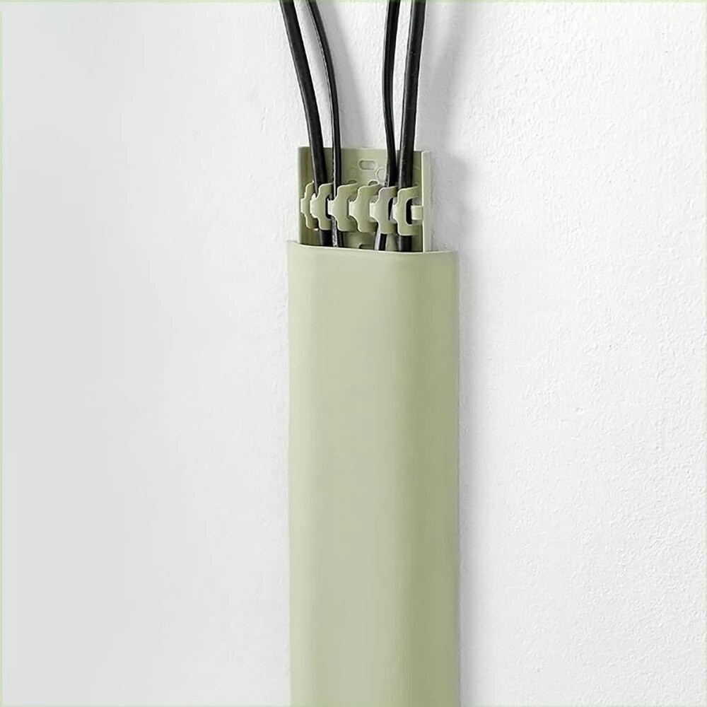 ღ12PCS Wall Network Cable Routing Device Tv Cable Cover Trough ...