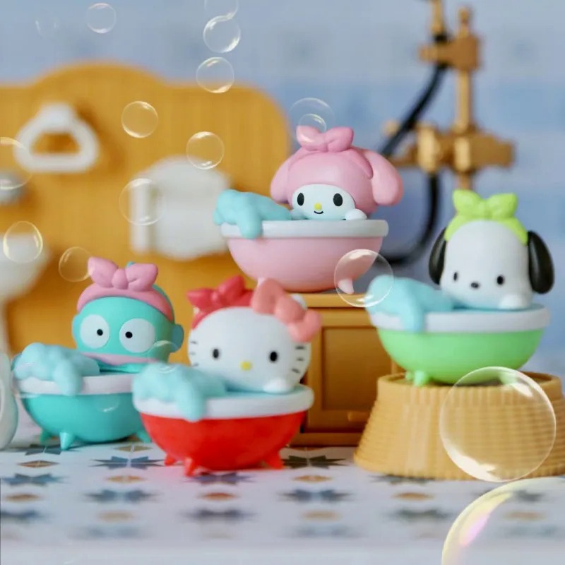 ANRP Sanrio Character Blind Bag Bubble Bathtub Series Cute Fun Beans ...