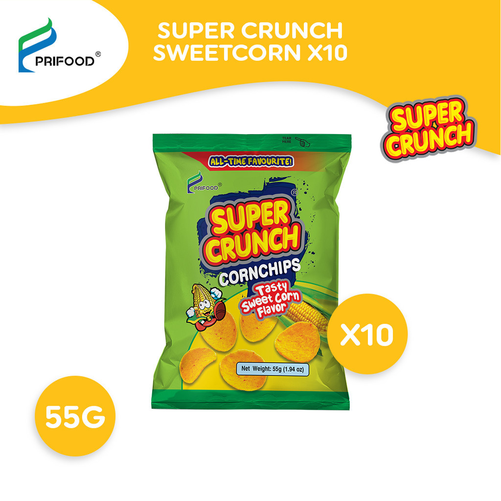 Super Crunch Sweetcorn 55g (bundle of 10) | Shopee Philippines