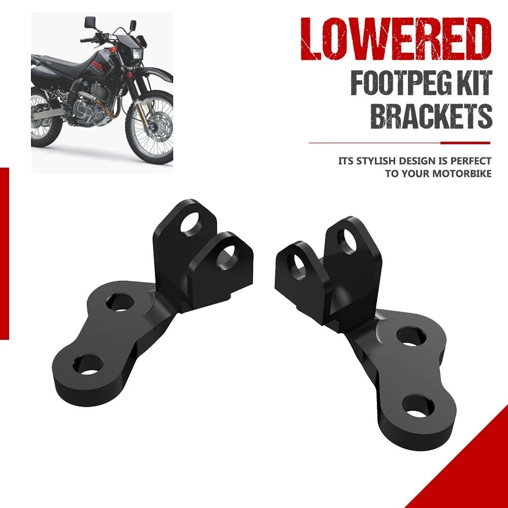 ⓛMotorcycle Accessories Footpeg Lowering Mounts Aftermarket For Suzuki DR650 19962023 Foot Peg