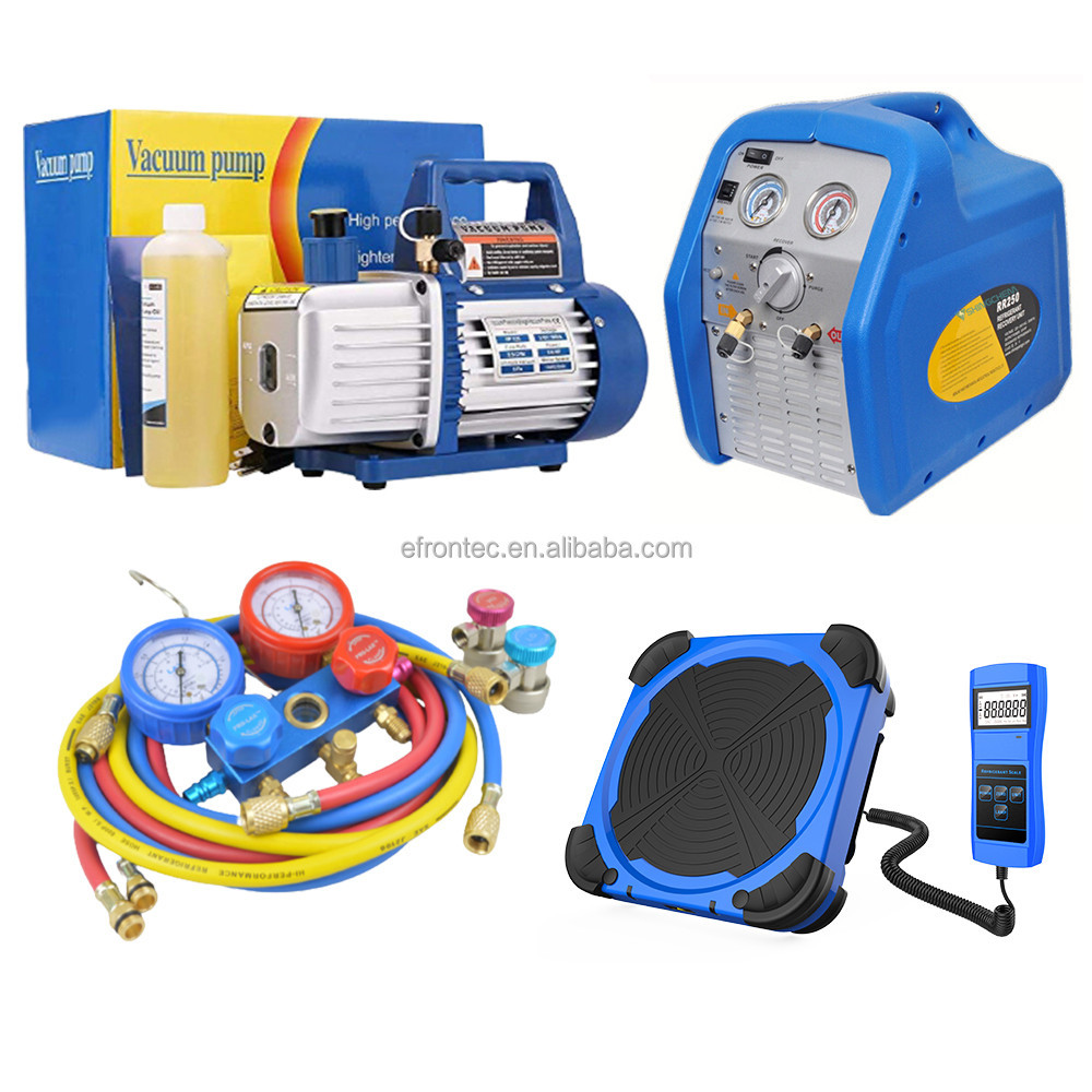 Factory direct sale mini dual cylinder 1hp refrigerant recovery unit or ...