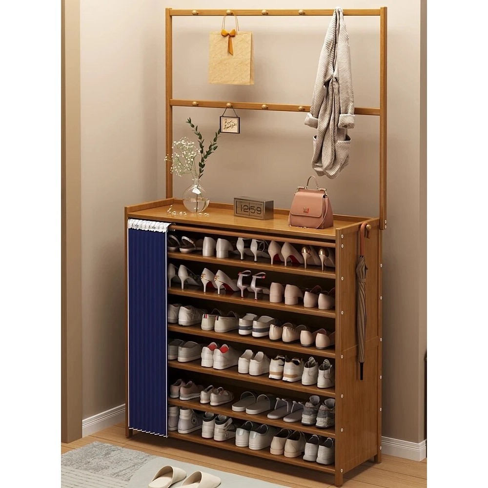 Wooden Luxury Shoe Rack Storage Organizer Standing Multi Layer Desk ...
