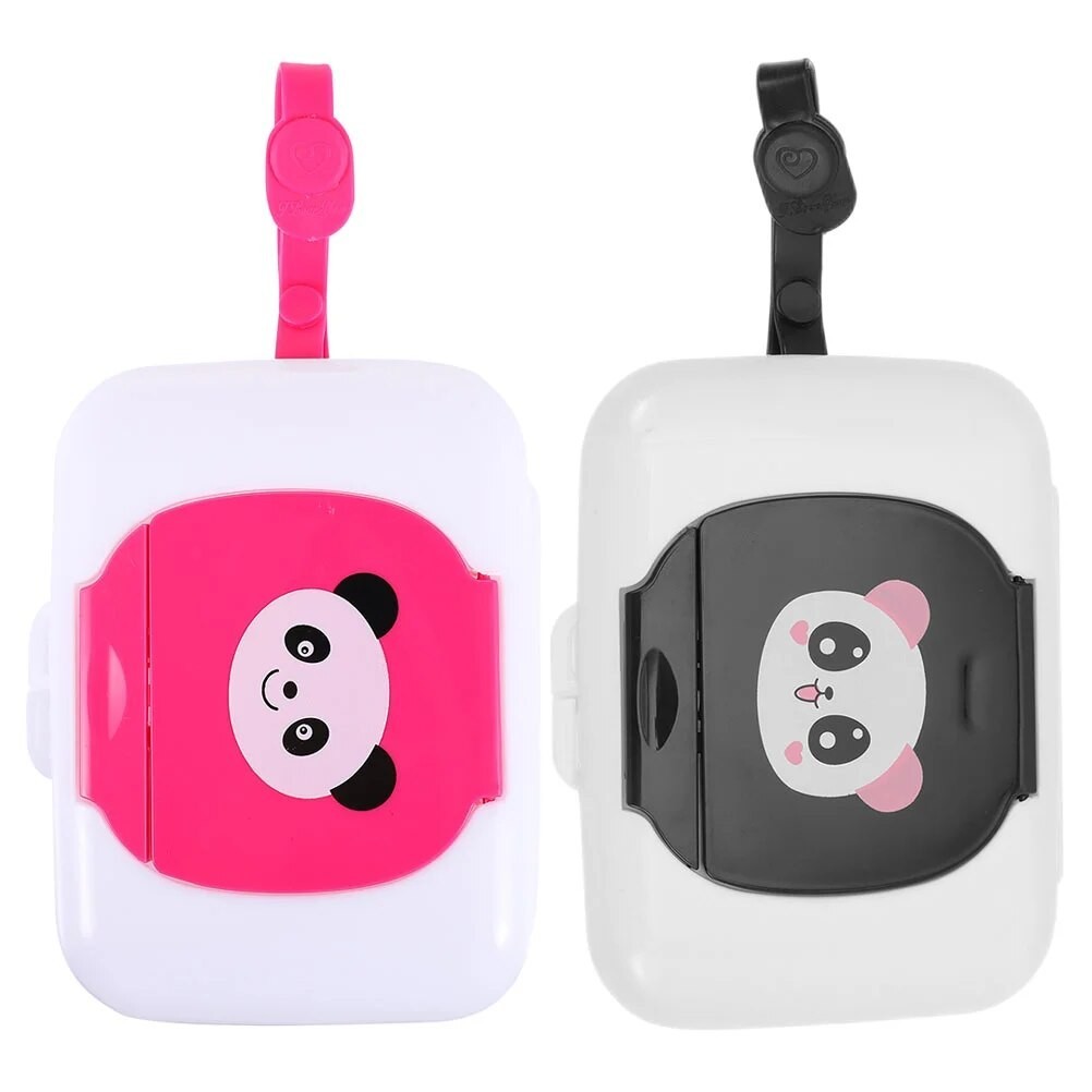 Wipes Dispenser Wipe Holder Refillable Tissue Box Keeps Wipes Storage Case