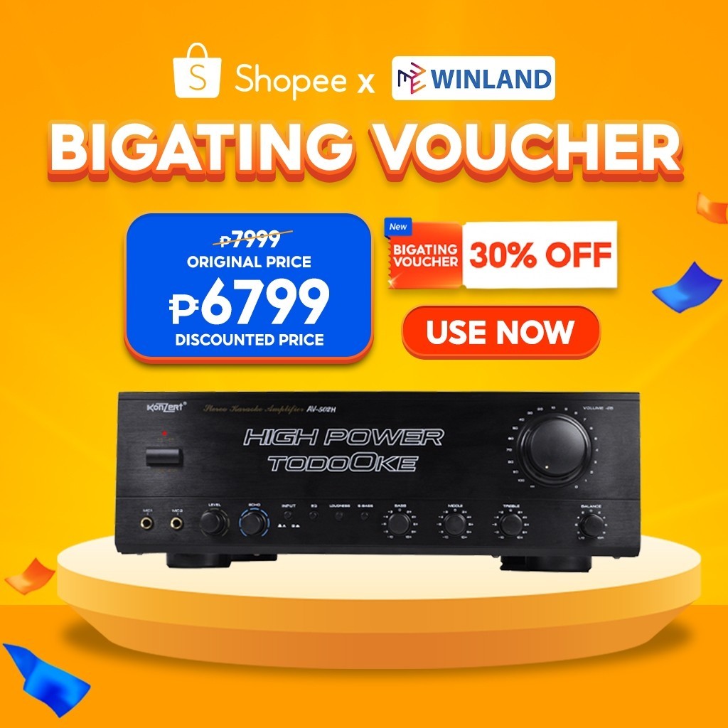 Konzert by Winland High Power Amplifier TodoOke 1000W x 2 AV502H