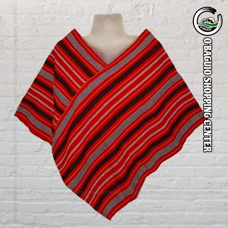 Ifugao PONCHO Igorota Ethnic Women Attire - Adult | Free Size | Inabel ...