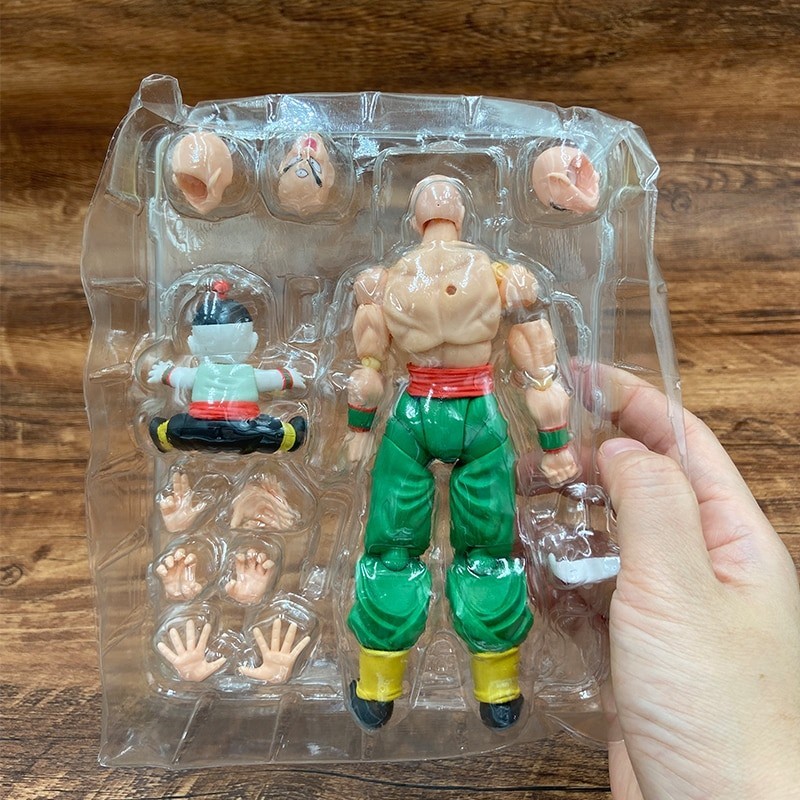 40k Dragon Ball SHF Tien Shinhan Chiaotzu Anime Figure Tenshinhan Dolls ...