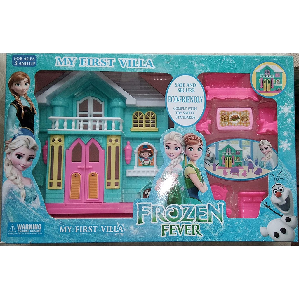 villa Doll FROZEN Set My Doll first House Playset with Frozen Beautiful ...