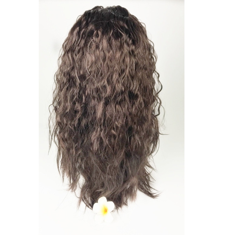 2024.special offer Hair Moana Moana Wav Adventure Brown Princess Wig ...