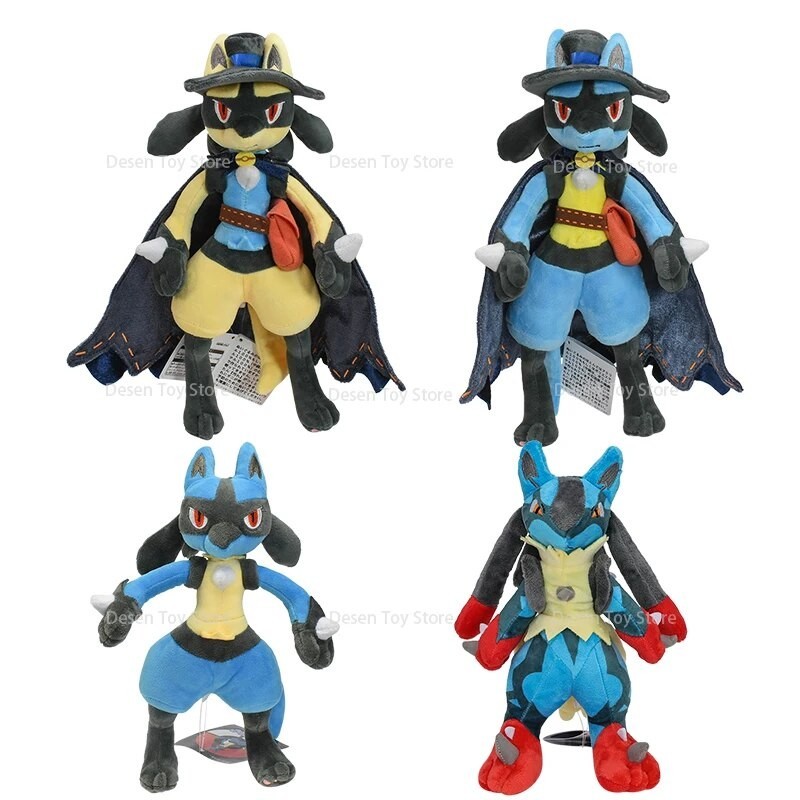 Anime Pokemon Plush Lucario Shiny Lucario Halloween Christmas Mega ...