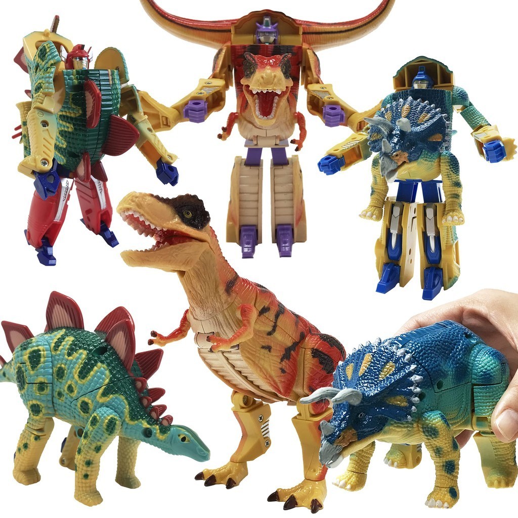 Authentic That's cool! Transforming Dinosaur Robot Dinosaur Toy ...