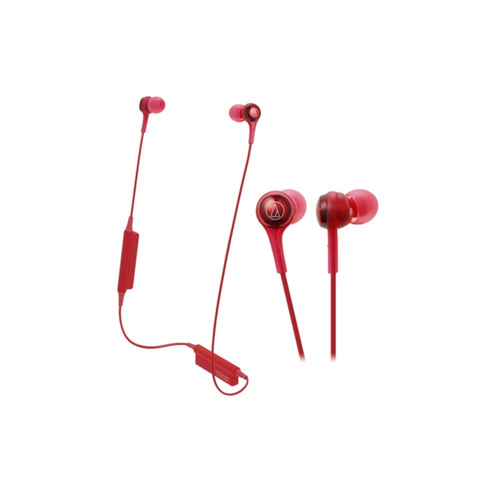 Authentic Audio Technica Bluetooth compatible wireless earphones (red ...