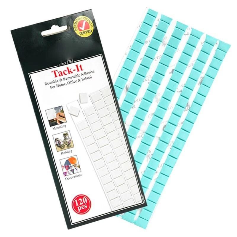 50/75g Reusable Removable Adhesive Tacky Putty White Green Tack Poster ...