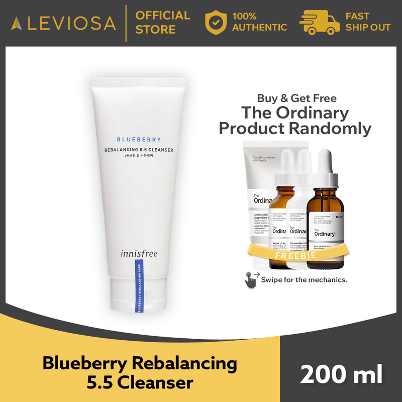 INNISFREE Blueberry Rebalancing 5.5 Cleanser 200ml Shopee Philippines