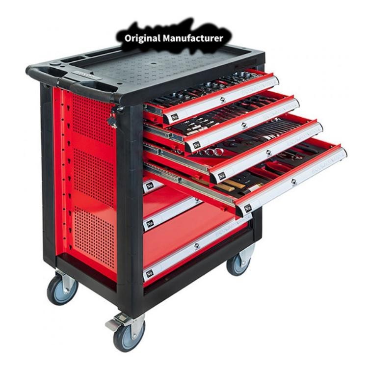 Competitive Metal Cart Pegboard Drawers Rolling auto Tool Chest Cabinet ...