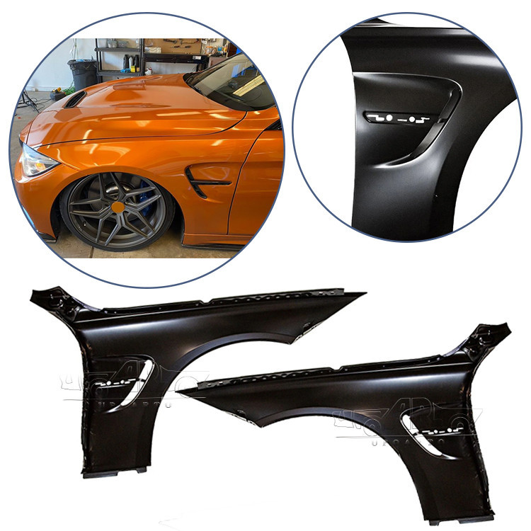 Exterior Accessories M4 Style Side Vent Steel Fender For BMW 4 Series ...