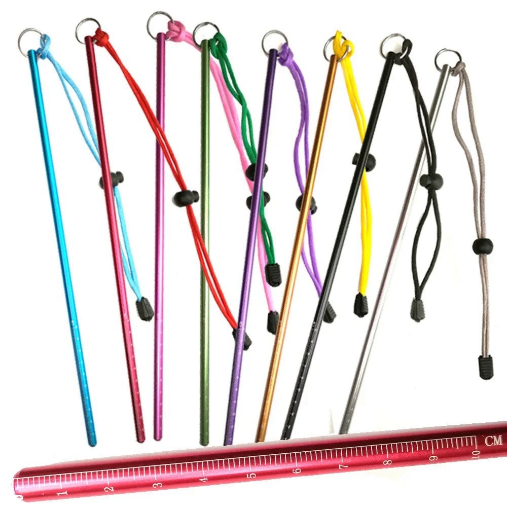 Scuba Diving Aluminium Alloy Stick Pointer With Measurement Lanyard ...