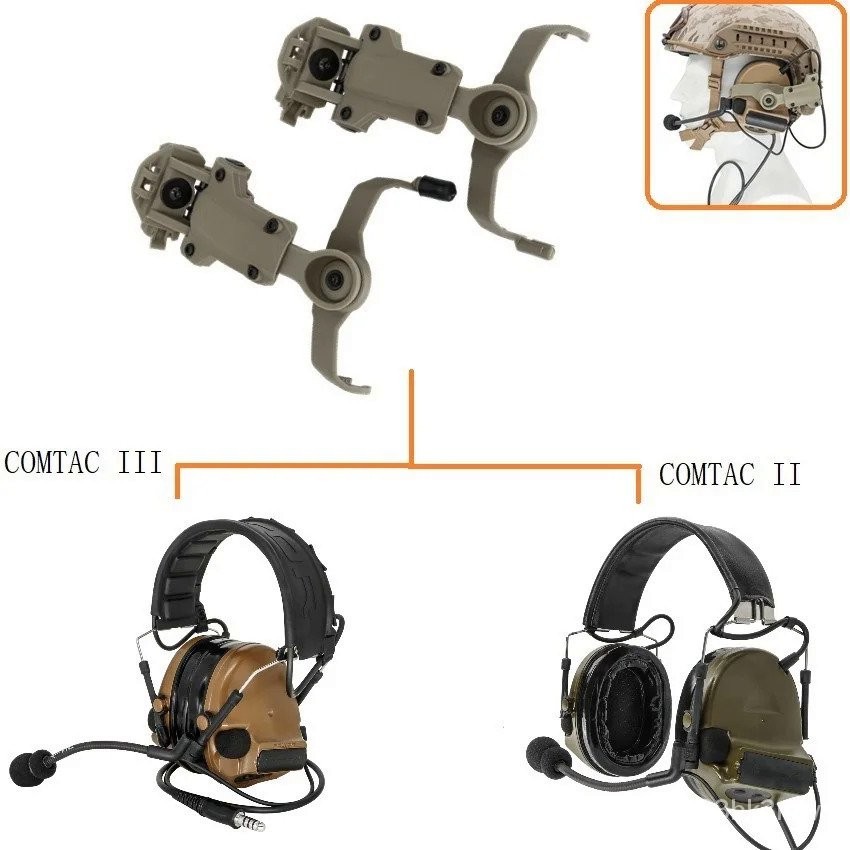 Tac sky tactical helmet ops core arc rail adapter helmet mount is