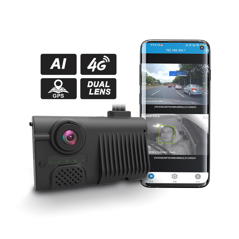 Newest 4G Ai Car Camera Dash Cam Record Inside Adas Dms Cmsv6 Car Dvr ...