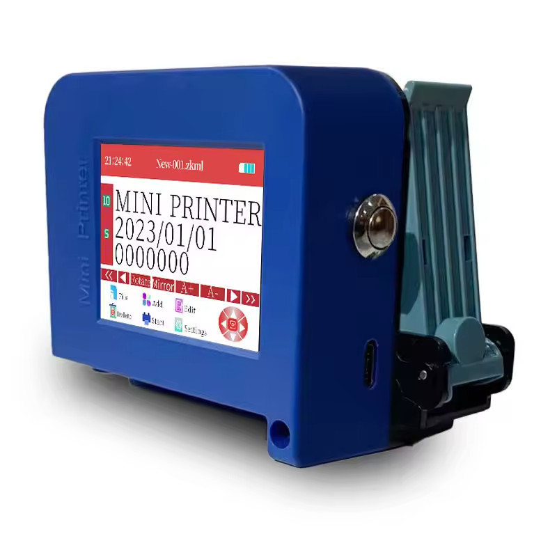 Mini Printer Handheld Inkjet Printer Hand held Portable Ink Jet Printer ...