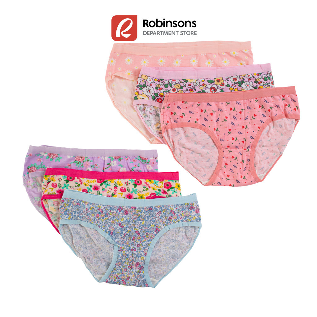 Simply Me 6in1 Floral Printed Panty (Assorted) | Shopee Philippines