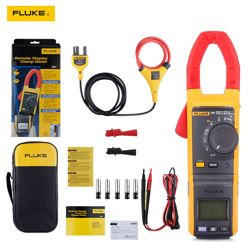 Fluke 381 Remote Display True-rms Clamp Meter iFlex 2500A Current ...