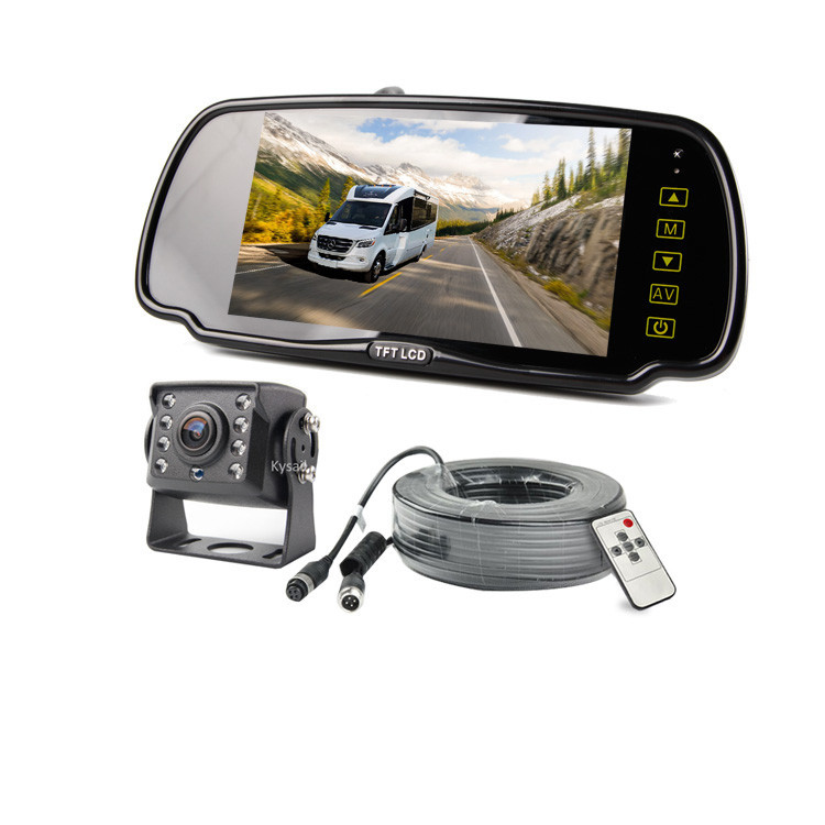 7'' TFT LCD Screen Car Backup Rear View Parking Mirror Display Monitor ...