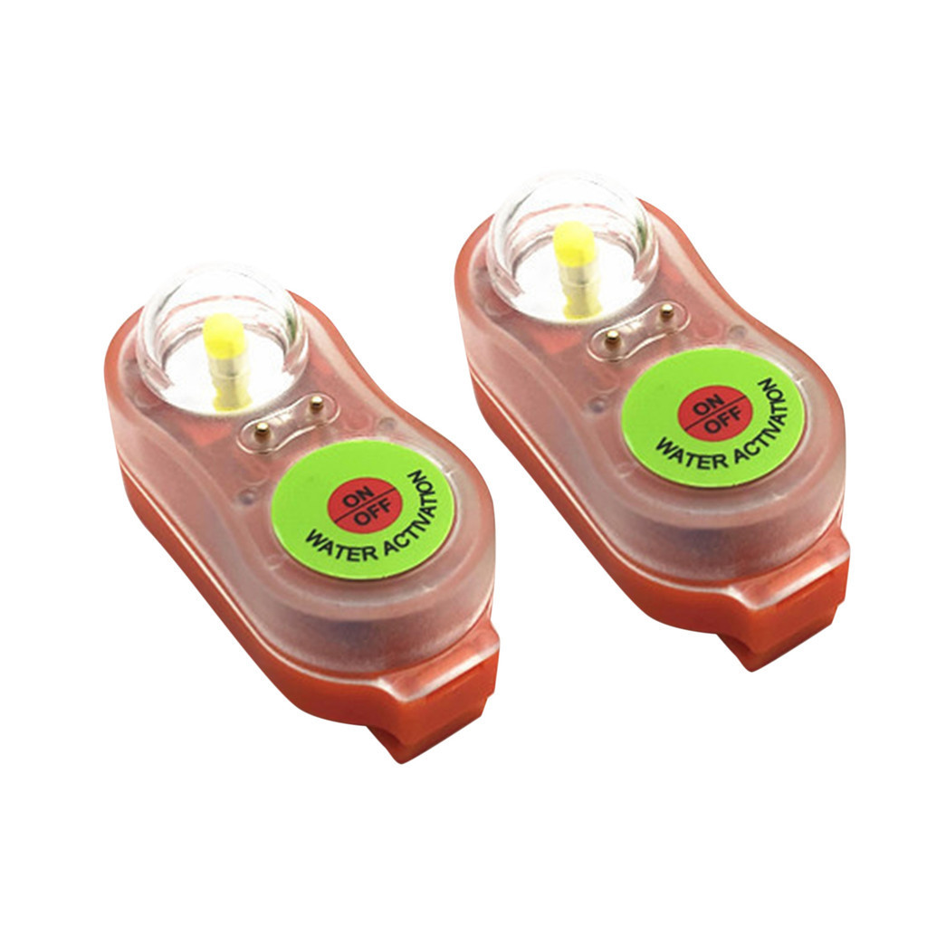 2pcs Surfing Life Jacket Light LED Lithium Life Vest Light Marine ...