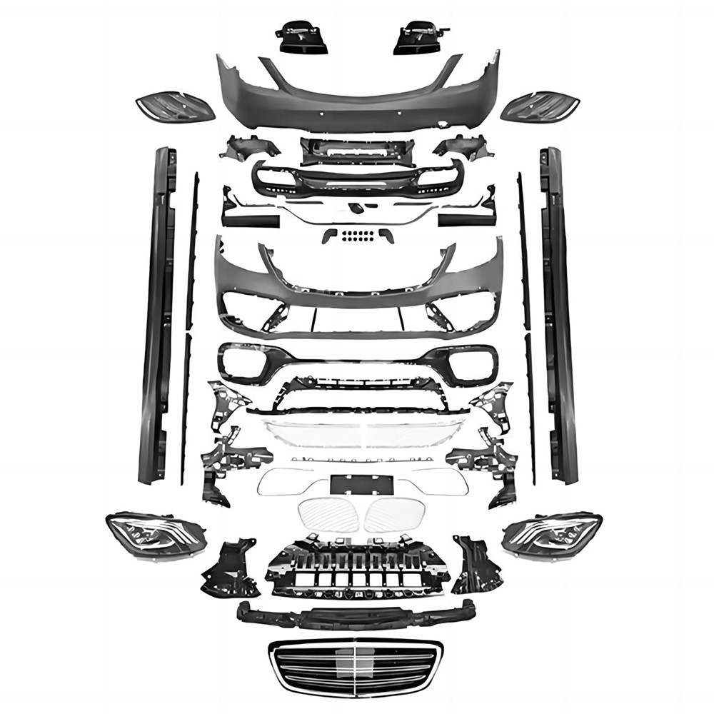 ≈Old to New Full Body Kit For Benz S Class W222 14-16 Upgrade to 17-19 ...